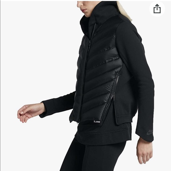 Nike Sportswear Tech Fleece AeroLoft Women's Down Bomber Small EUC - Picture 3 of 16